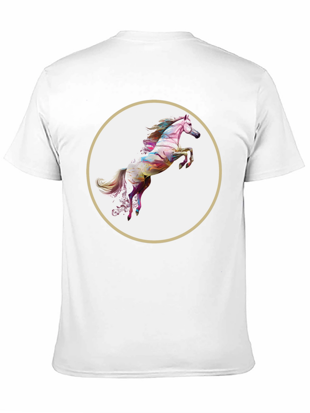 Artistic Horse Graphic T-Shirt
