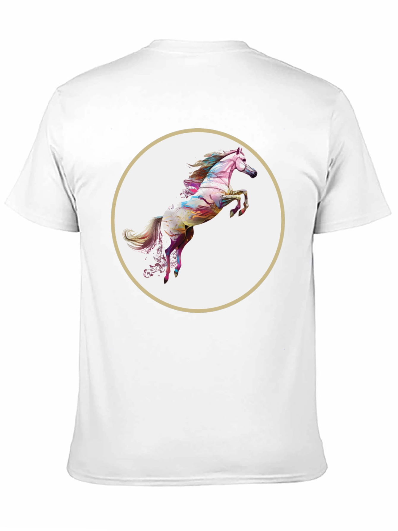 Artistic Horse Graphic T-Shirt