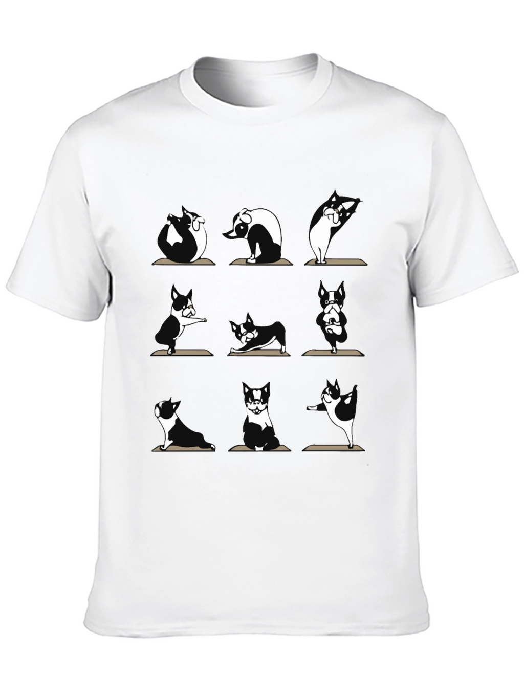 Yoga Dog T-Shirt -  Cotton Blend Funny Design