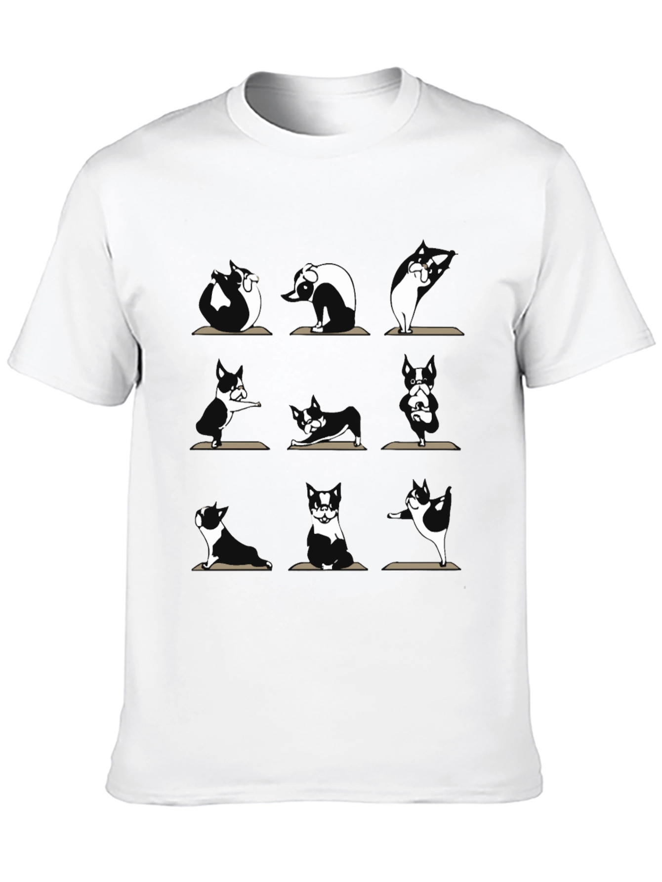 Yoga Dog T-Shirt -  Cotton Blend Funny Design
