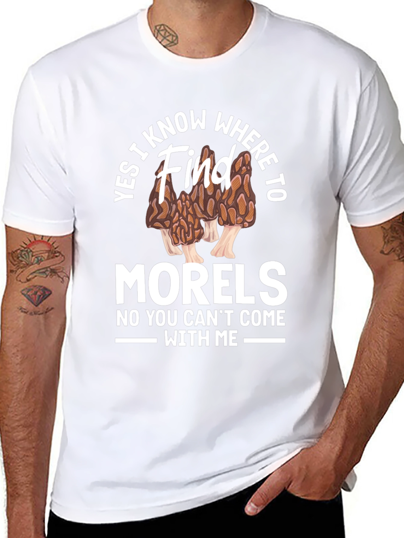 Yes I Know Where to Find Morels T-Shirt
