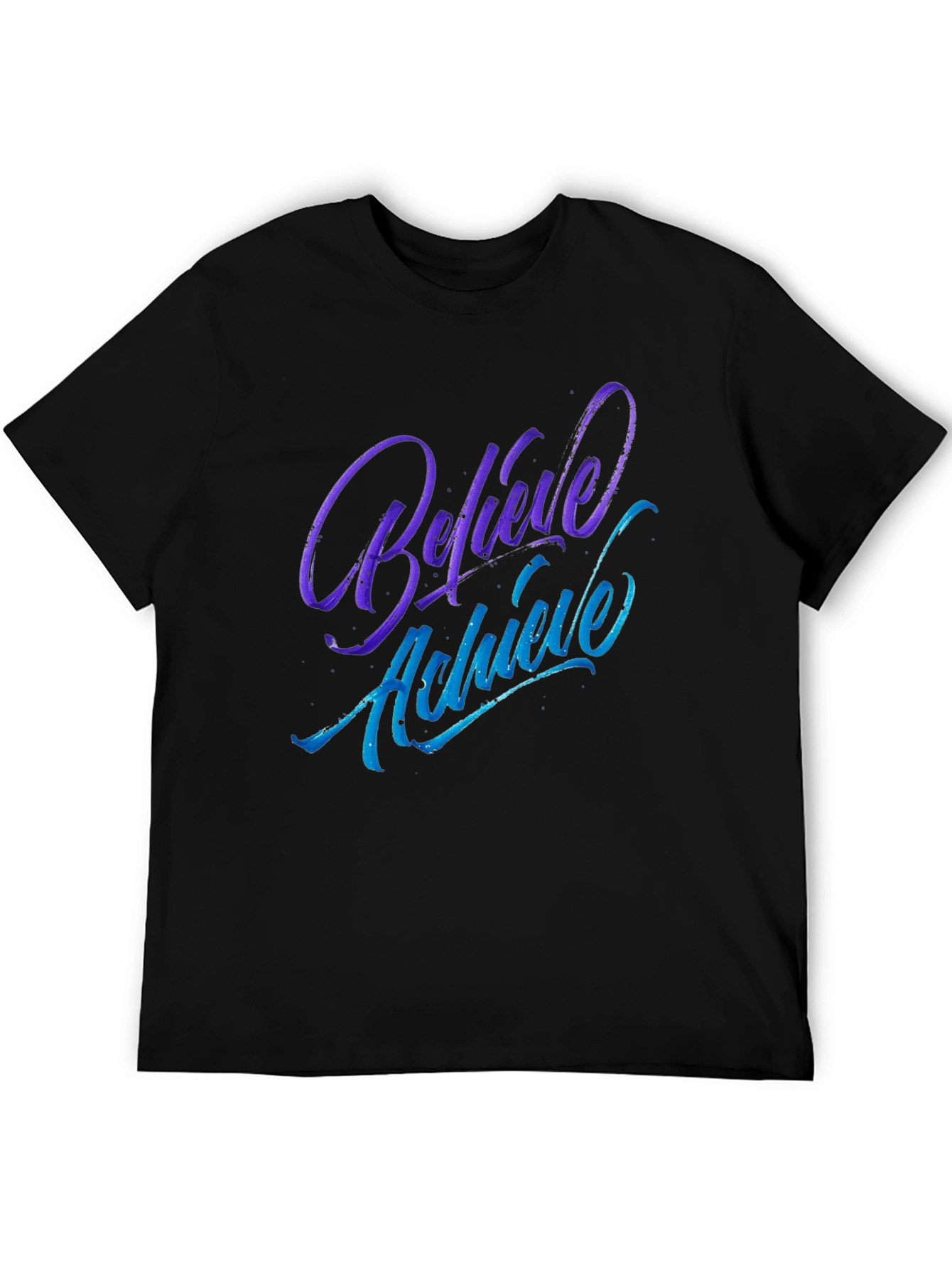 Believe Achieve Graphic Tee - Soft Cotton Blend