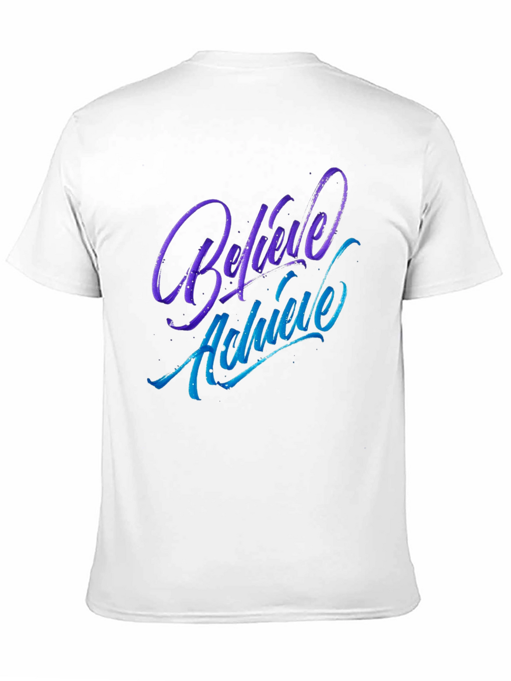 Believe Achieve Graphic Tee - Soft Cotton Blend