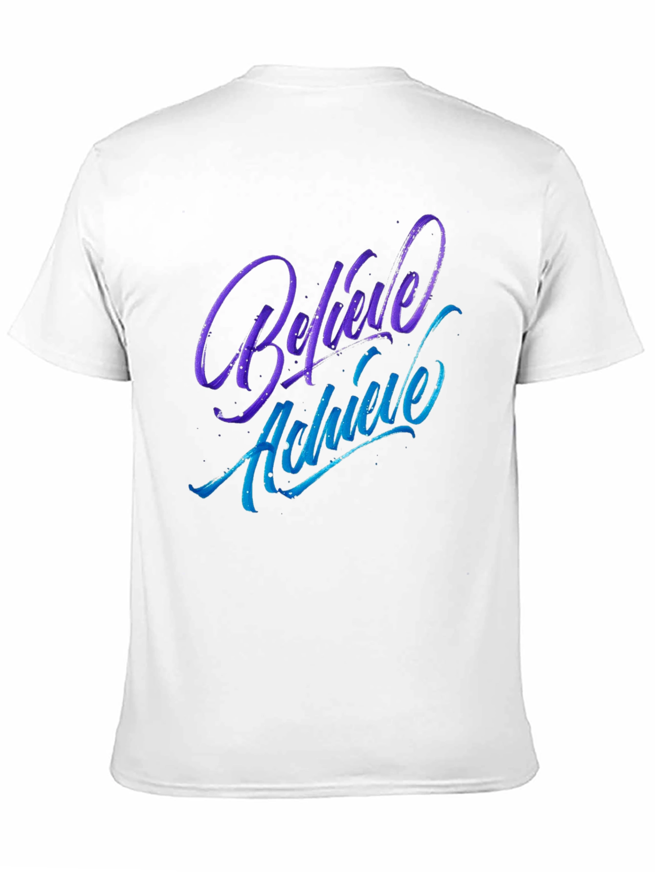Believe Achieve Graphic Tee - Soft Cotton Blend