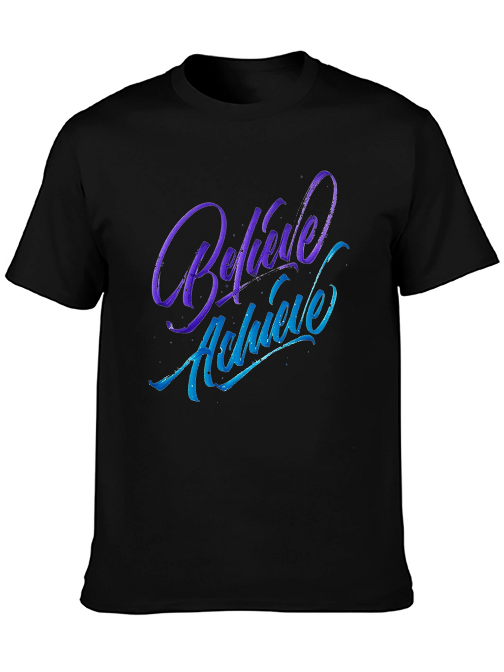 Believe Achieve Graphic Tee - Soft Cotton Blend