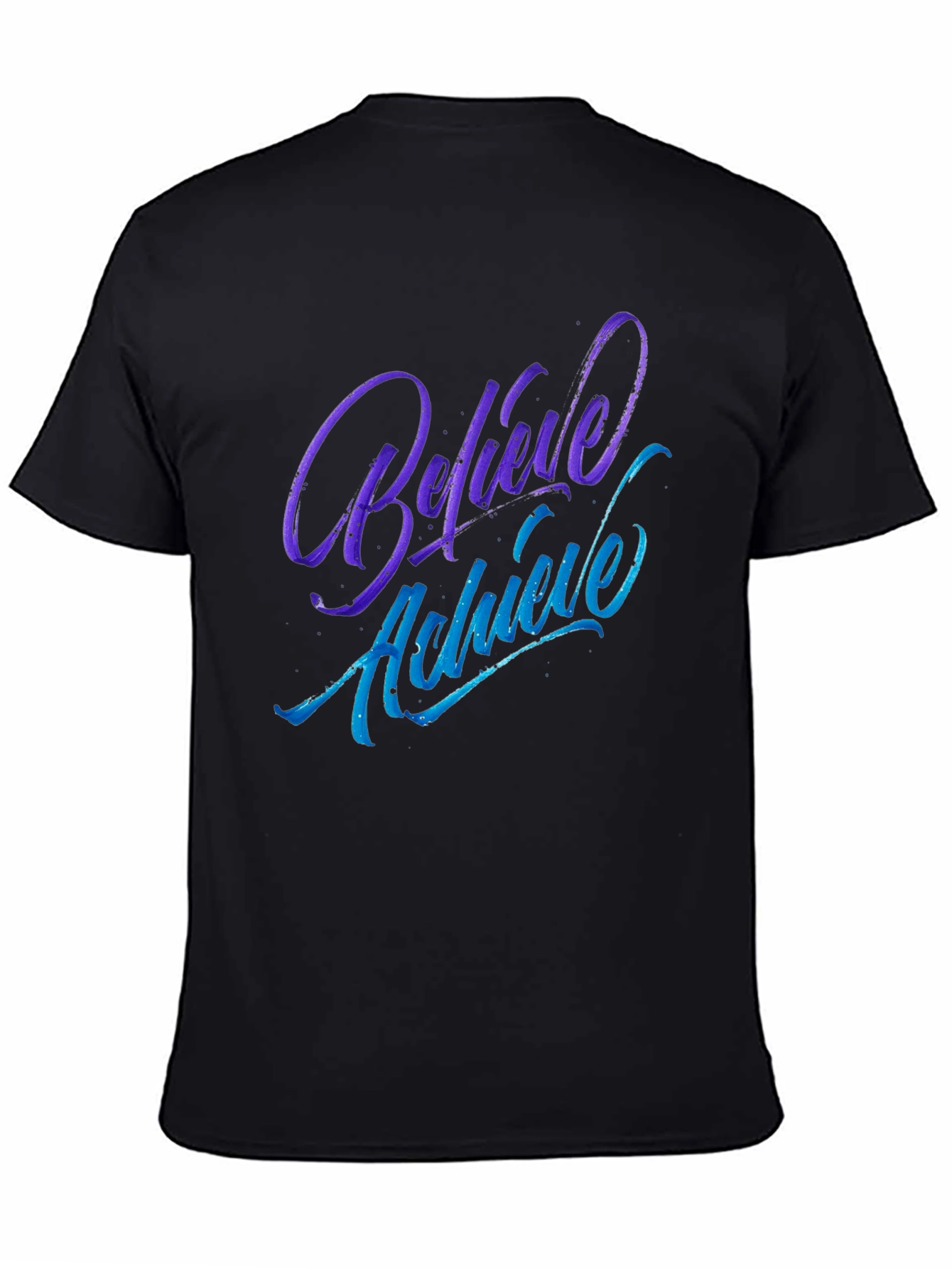 Believe Achieve Graphic Tee - Soft Cotton Blend