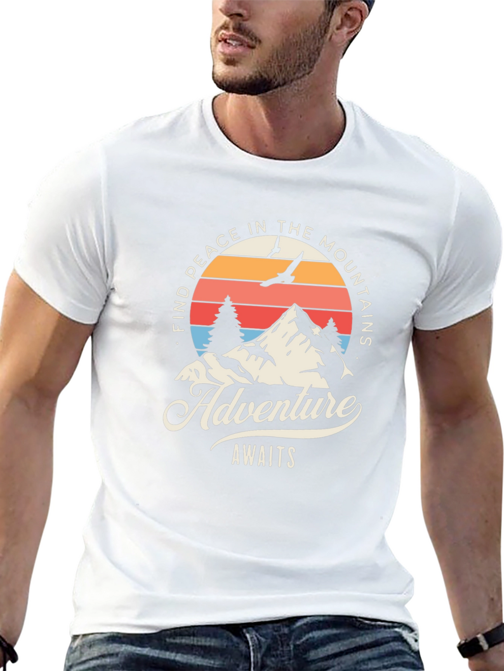 Adventure Awaits Mountain T-Shirt