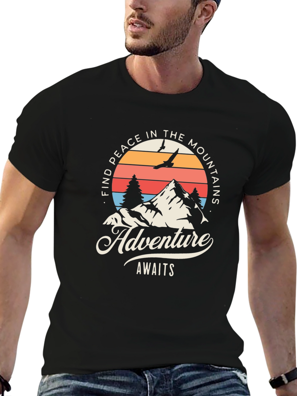Adventure Awaits Mountain T-Shirt
