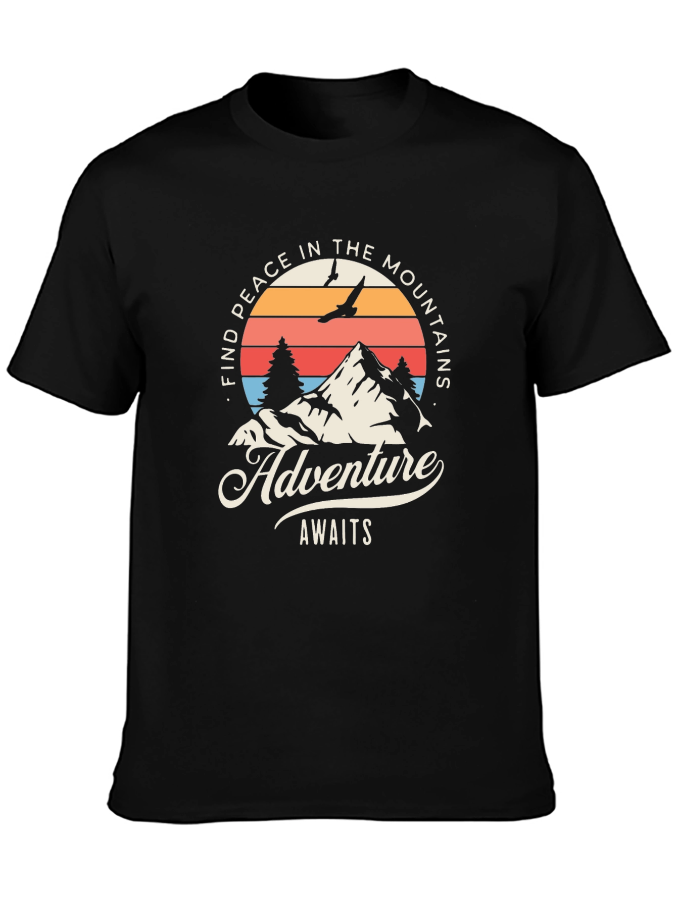 Adventure Awaits Mountain T-Shirt