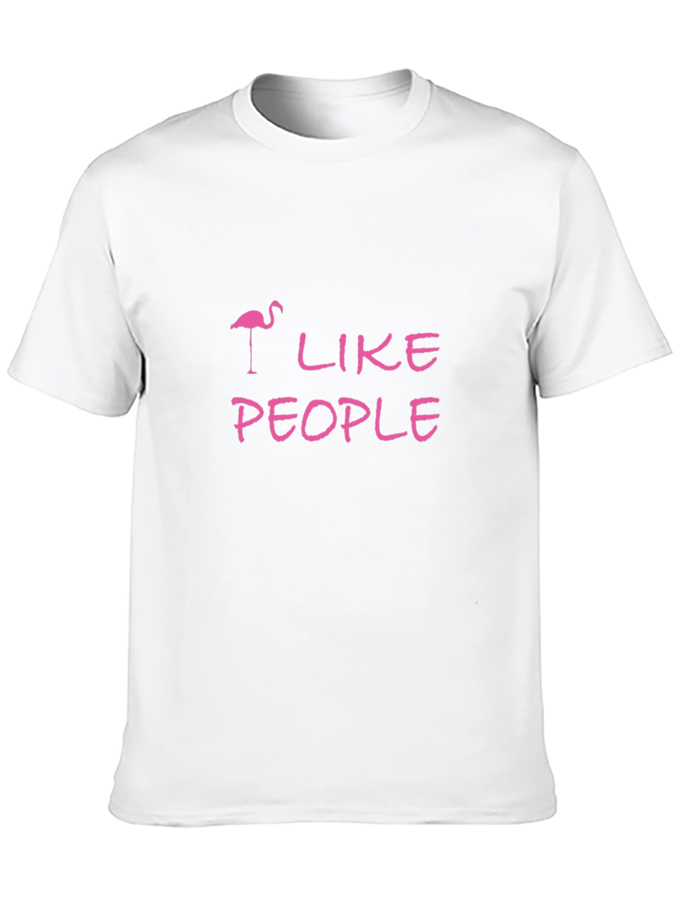 Funny Flamingo Graphic T-Shirt - I Like Maybe 3 People