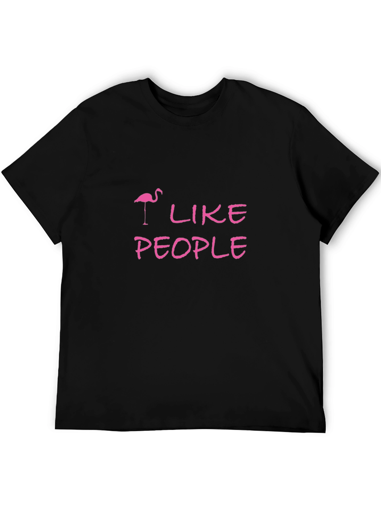 Funny Flamingo Graphic T-Shirt - I Like Maybe 3 People