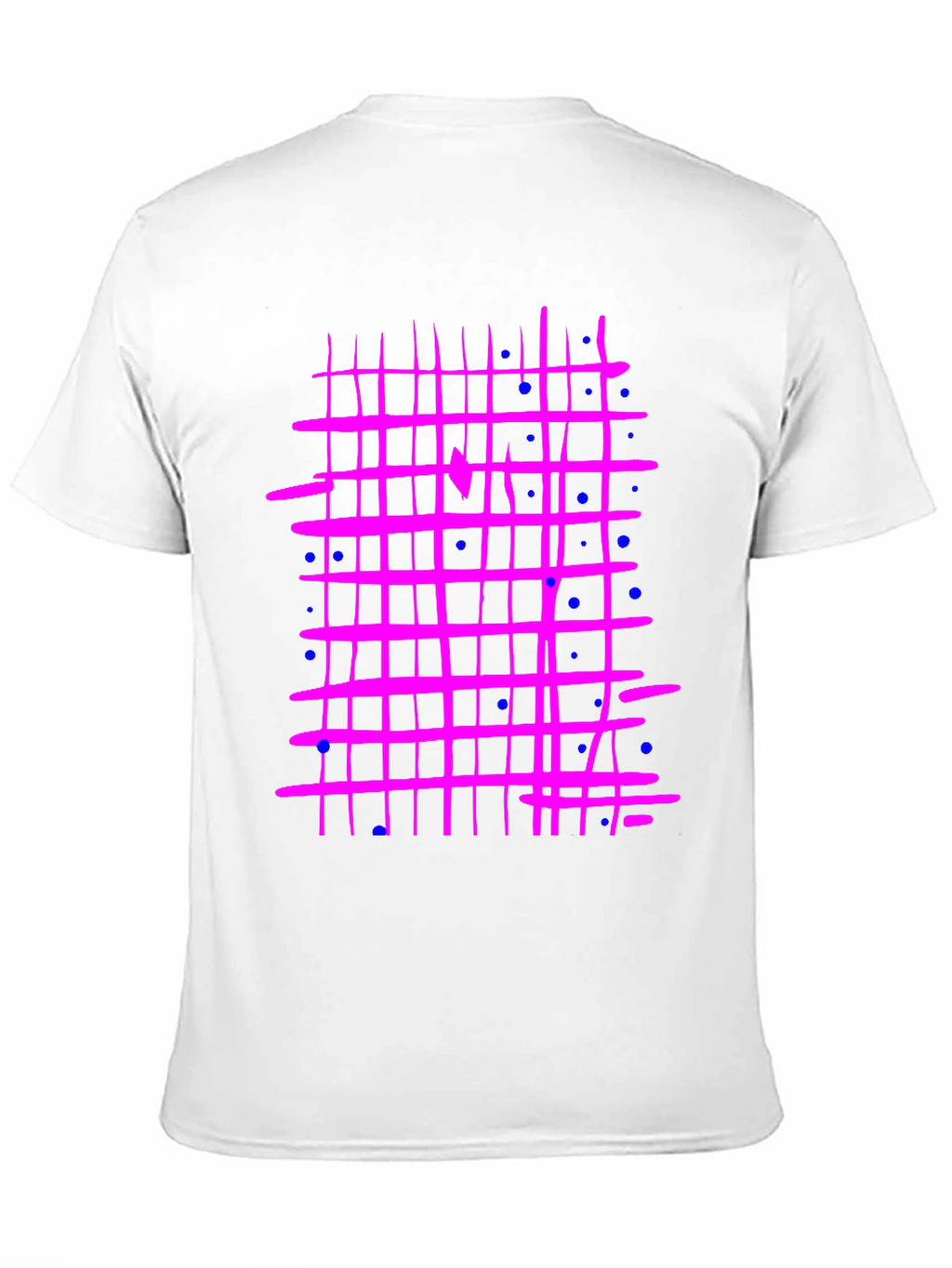 Retro Grid T-Shirt - Abstract Design