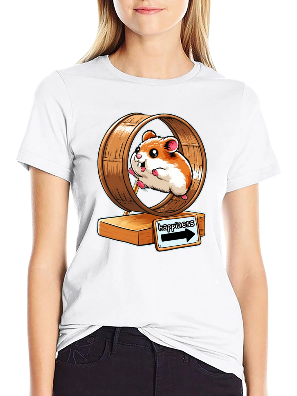 Hamster Wheel Happiness T-Shirt