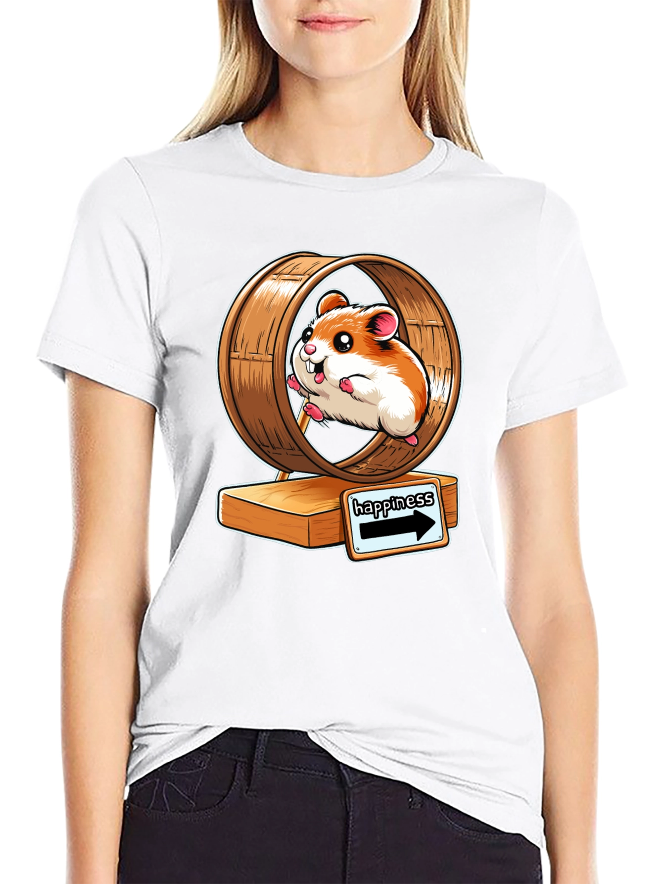 Hamster Wheel Happiness T-Shirt