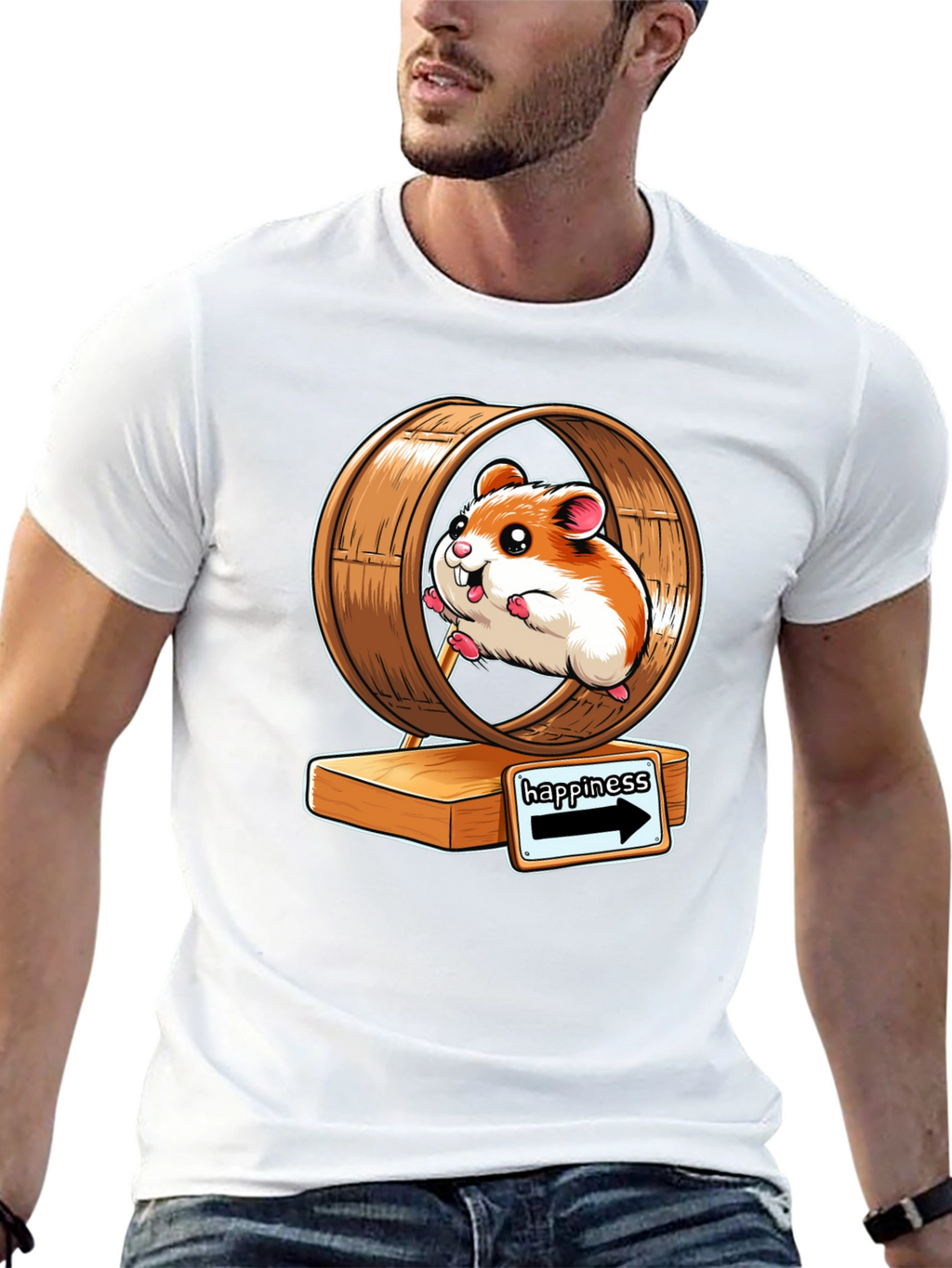 Hamster Wheel Happiness T-Shirt