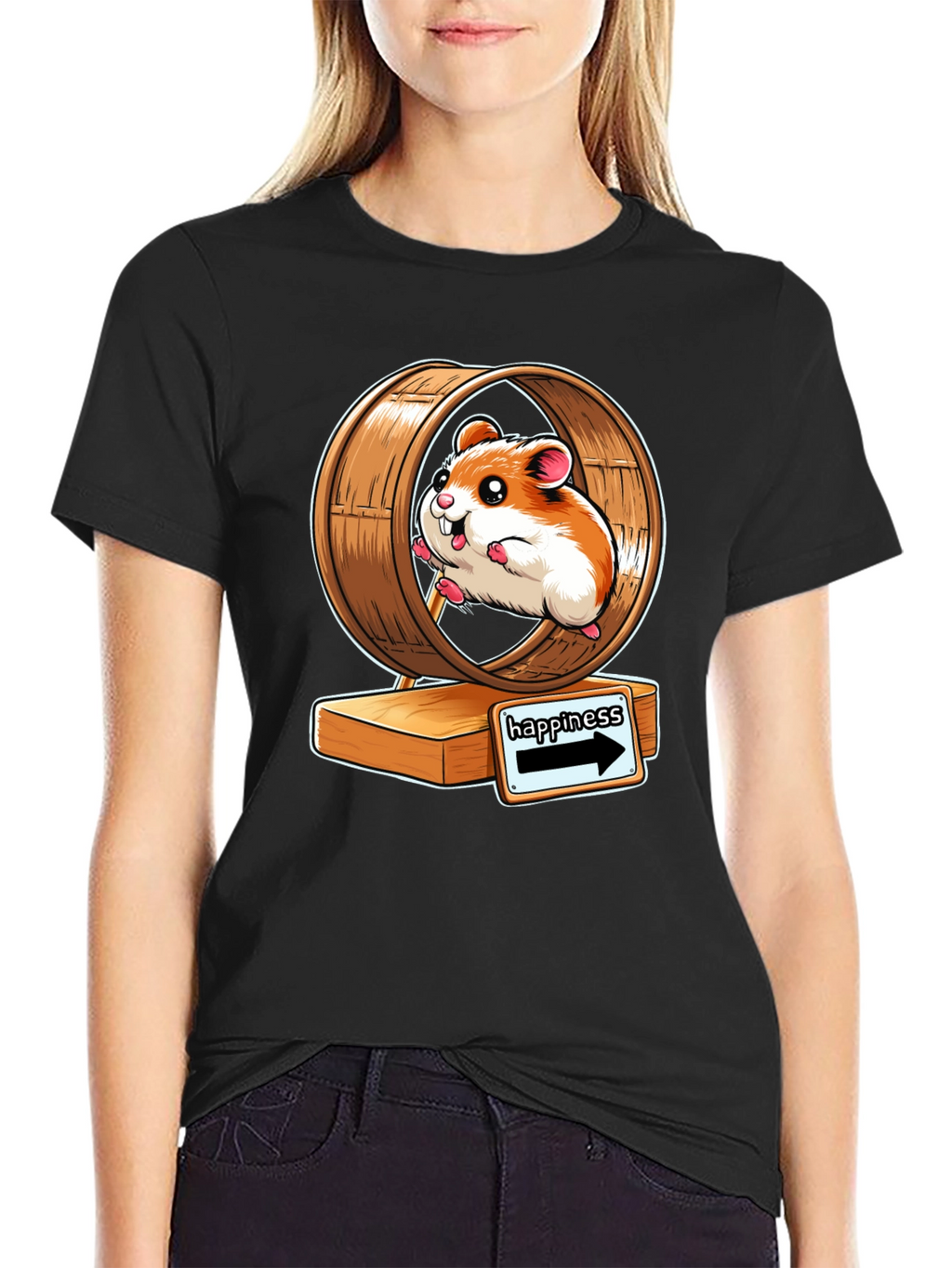 Hamster Wheel Happiness T-Shirt