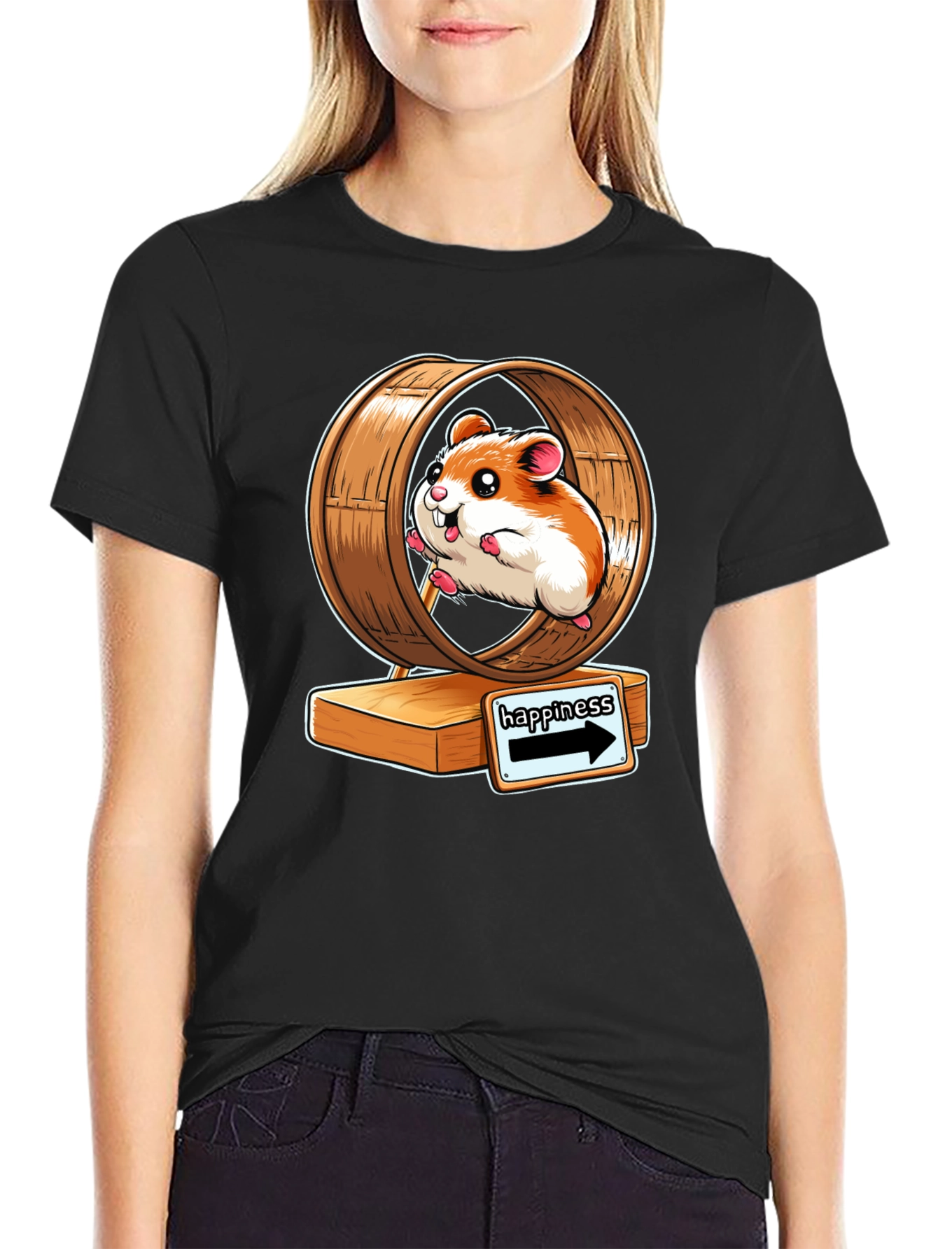 Hamster Wheel Happiness T-Shirt
