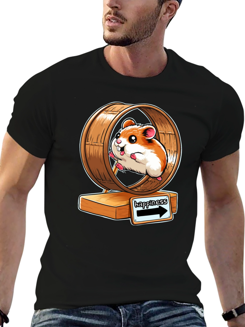 Hamster Wheel Happiness T-Shirt