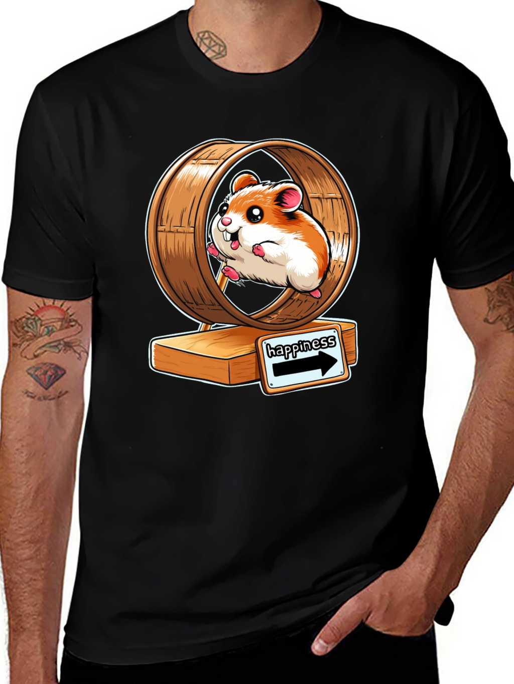 Hamster Wheel Happiness T-Shirt