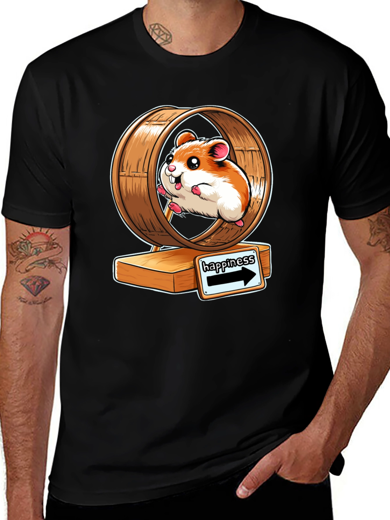 Hamster Wheel Happiness T-Shirt