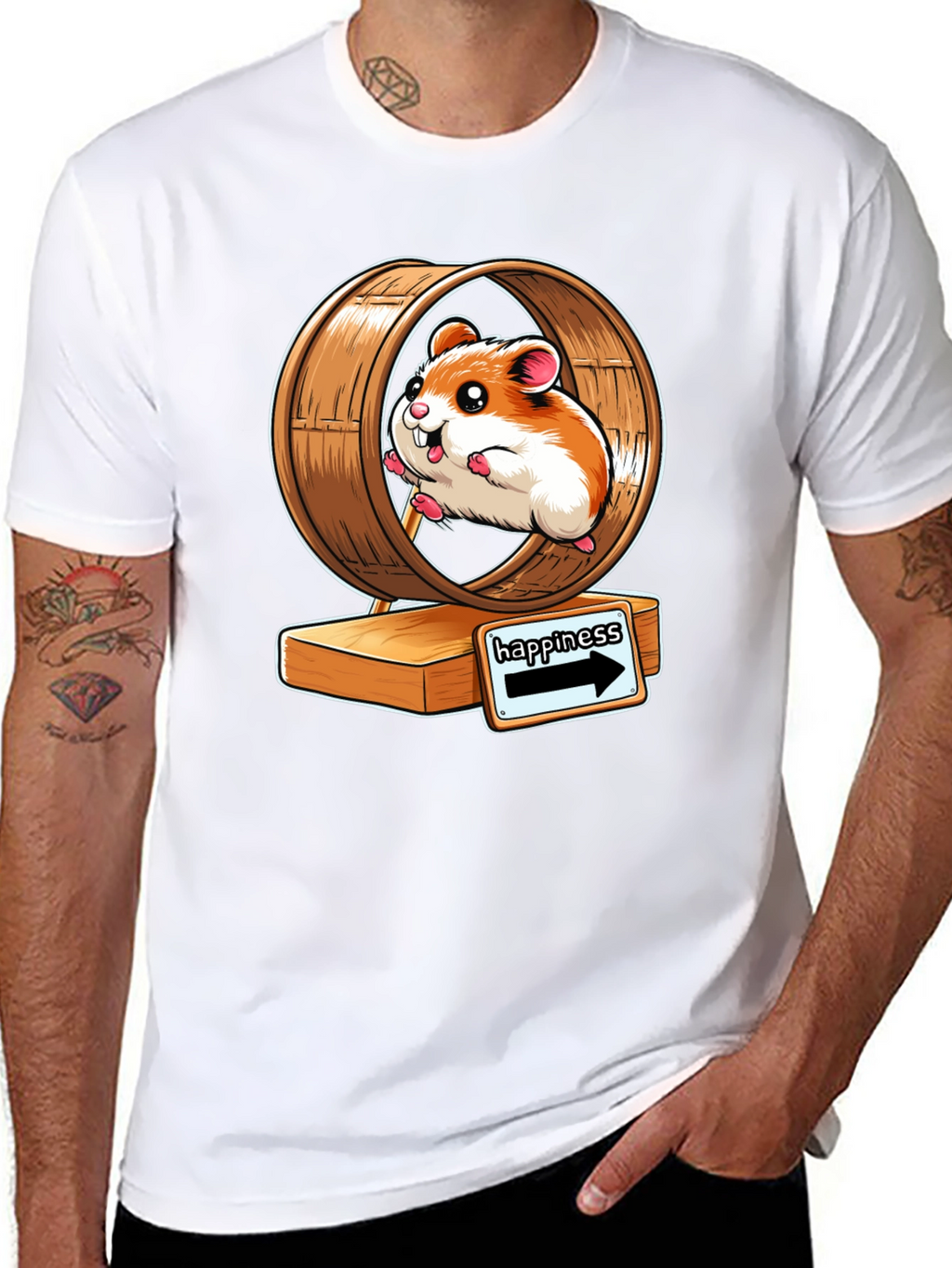 Hamster Wheel Happiness T-Shirt