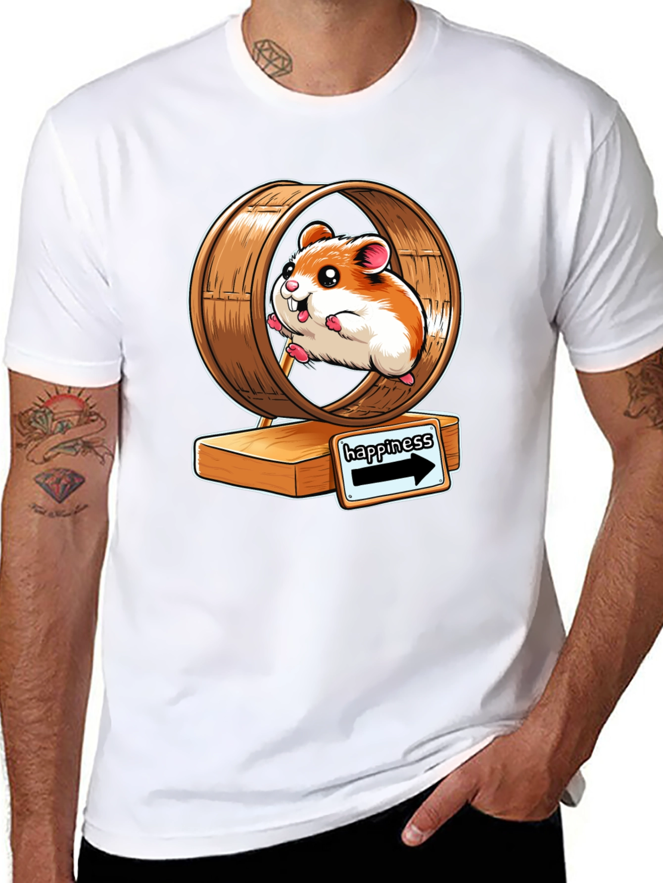 Hamster Wheel Happiness T-Shirt