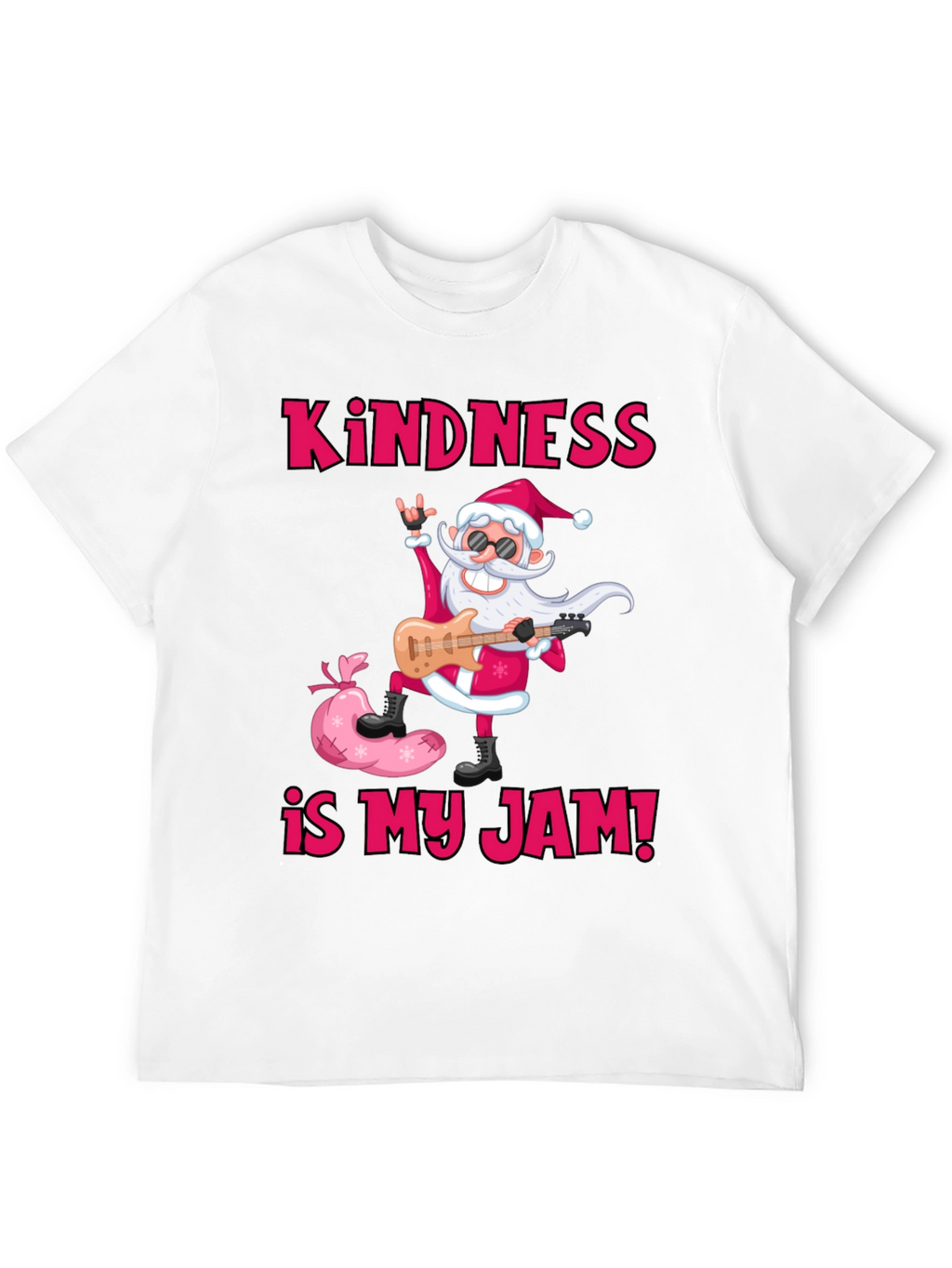 Kindness is My Jam Santa Graphic Tee