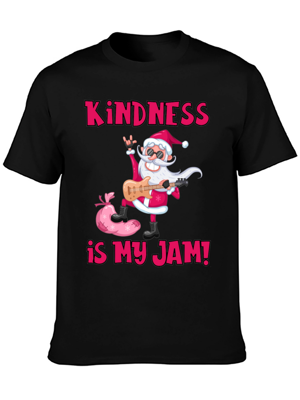 Kindness is My Jam Santa Graphic Tee