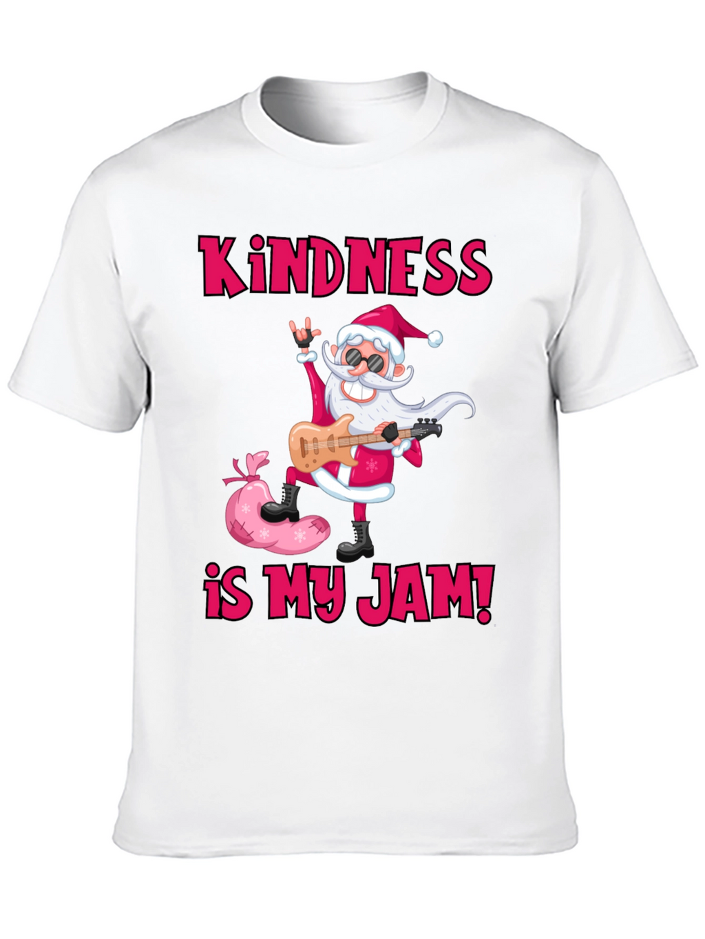 Kindness is My Jam Santa Graphic Tee