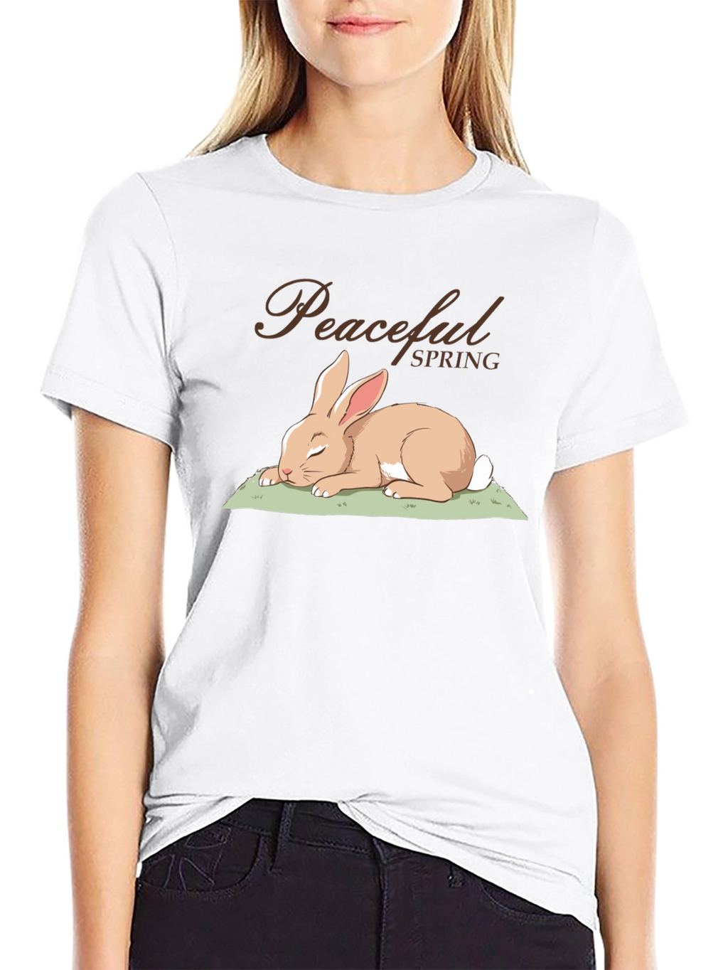 Peaceful Spring Bunny T-Shirt