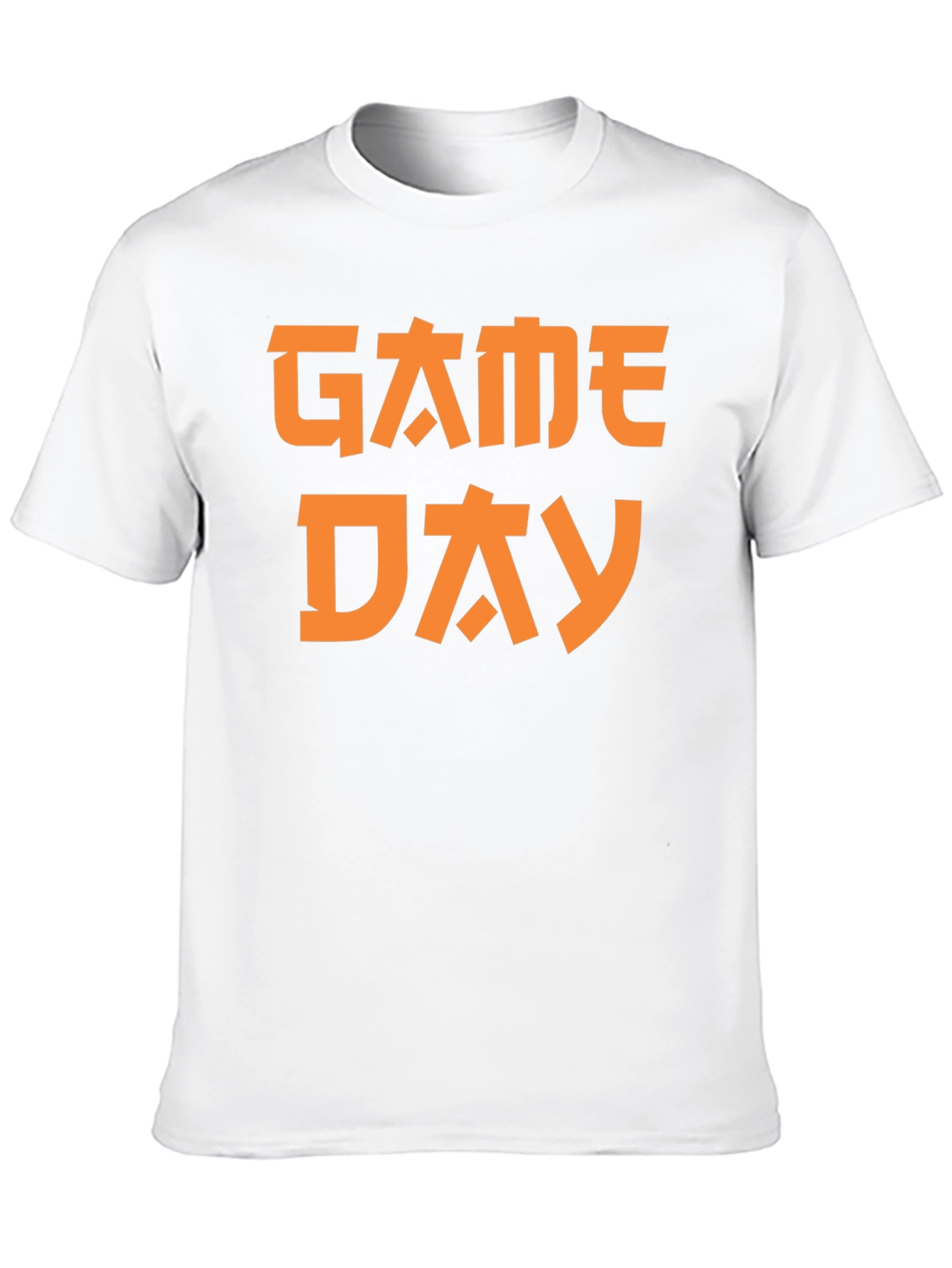 Game Day Graphic Tee - Black Cotton T-Shirt