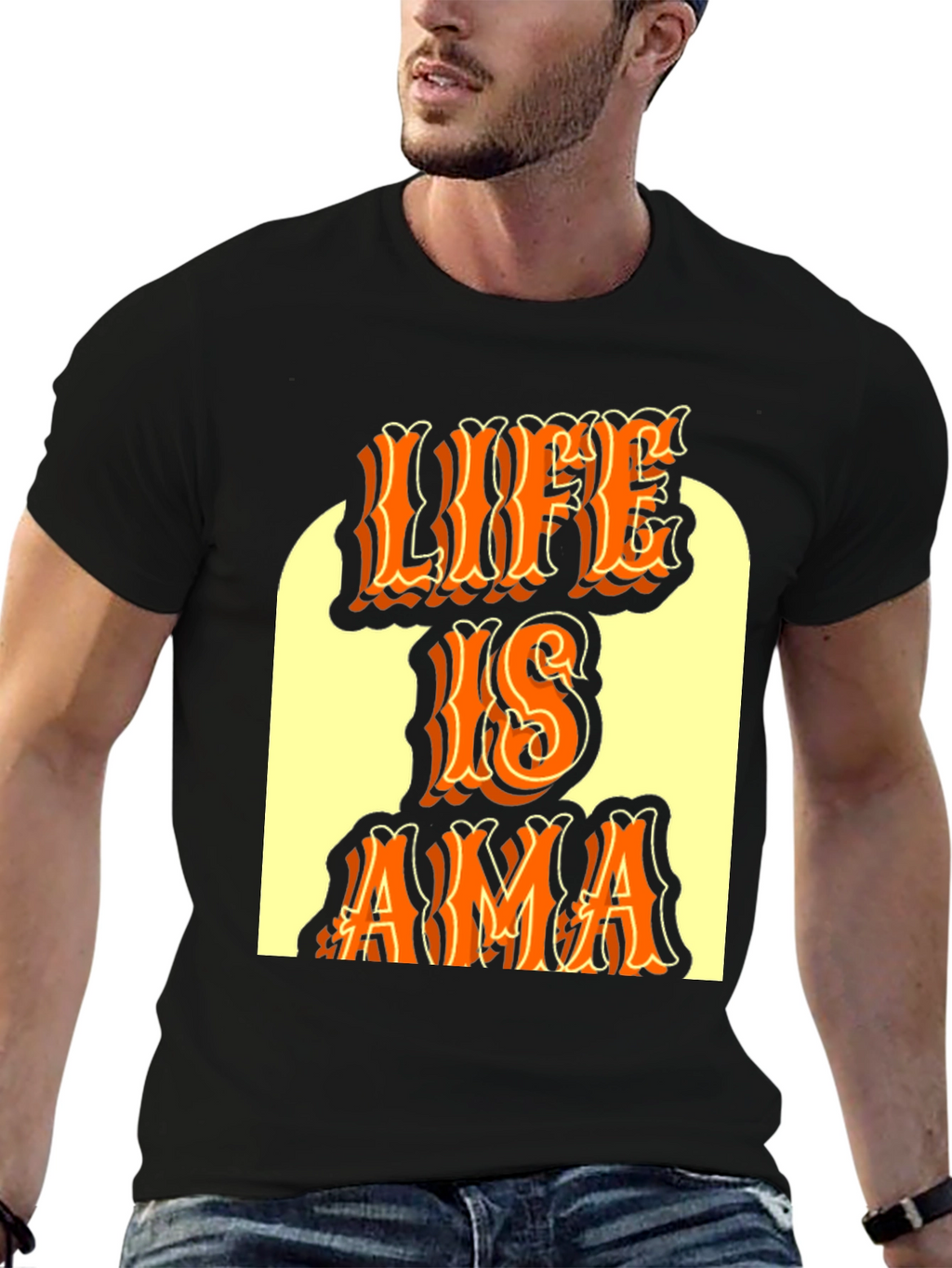 Retro Life is AMA Graphic Tee