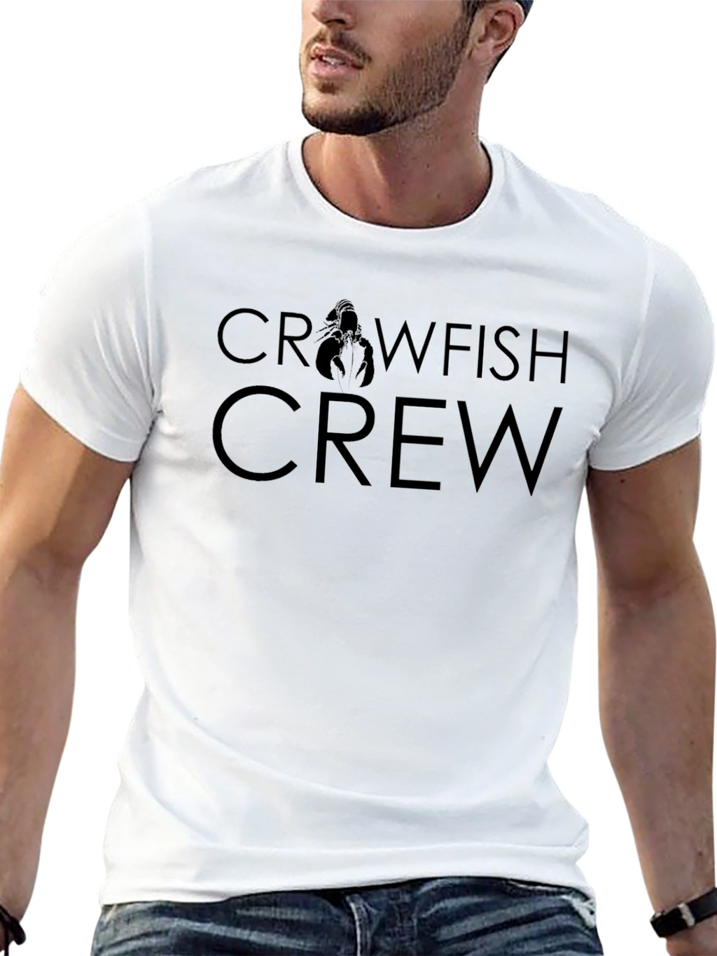 Crawfish Crew Black Graphic Tee