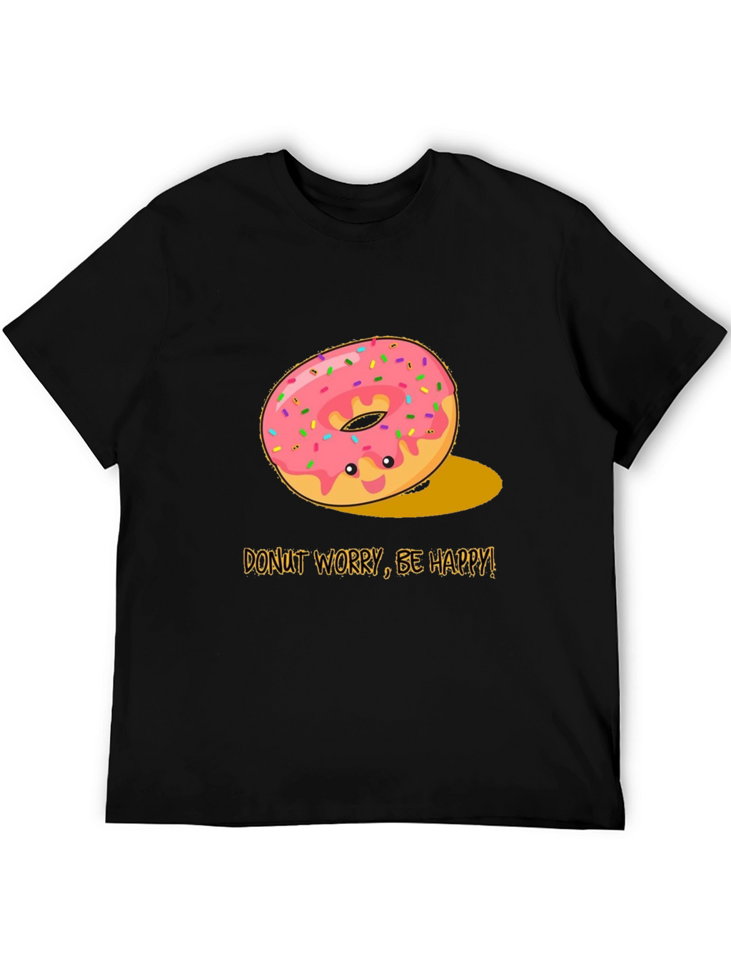Donut Worry Be Happy Graphic Tee