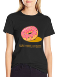 Donut Worry Be Happy Graphic Tee