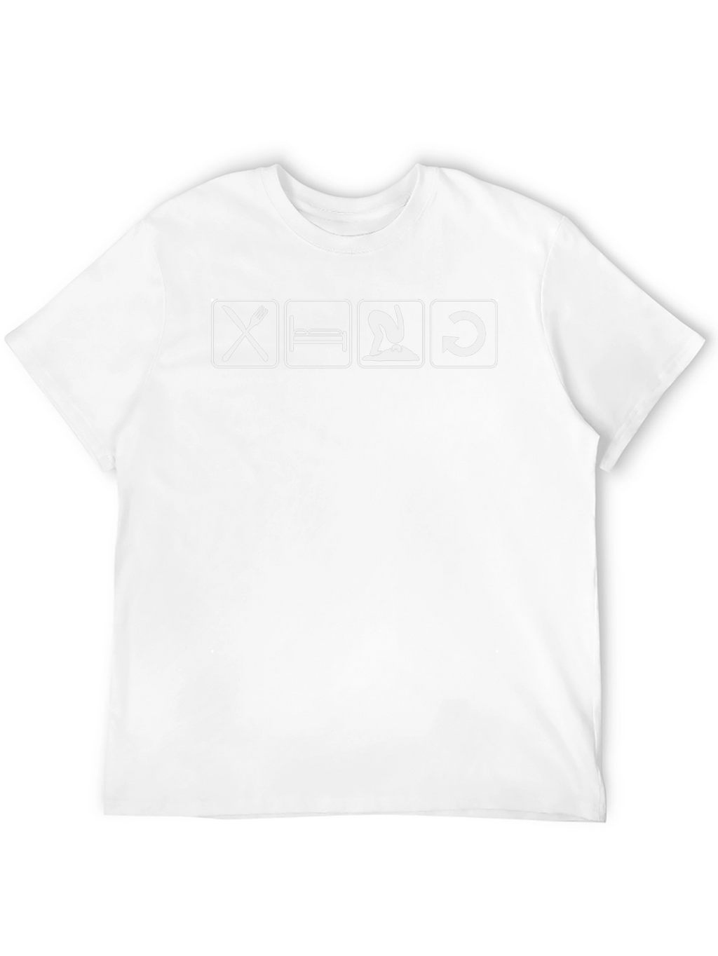 Eat Sleep Snorkel Repeat Black T-Shirt