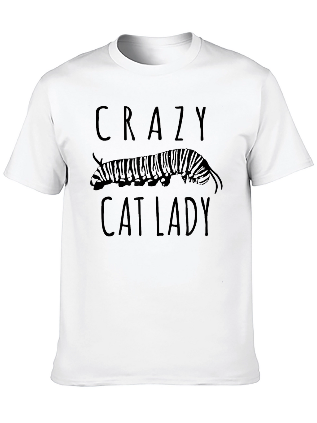Crazy Cat Lady T-Shirt - Black Cat Design