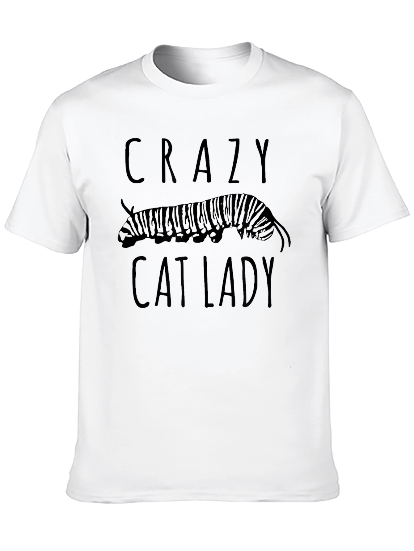Crazy Cat Lady T-Shirt - Black Cat Design