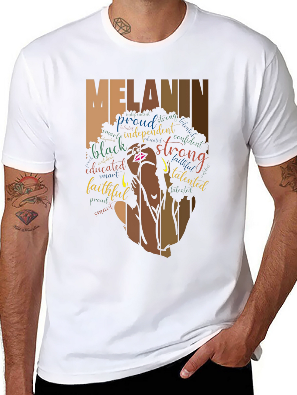 Melanin Pride Black History Month Graphic Tee