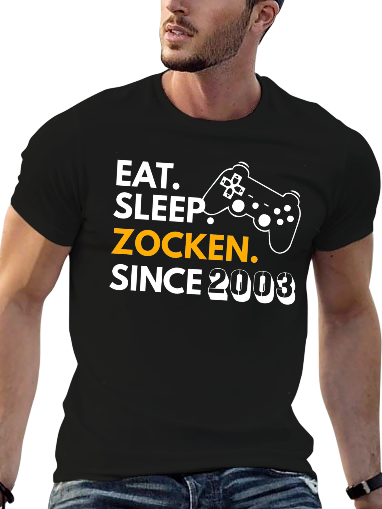 Eat Sleep Zocken Since 2003 Gaming T-Shirt