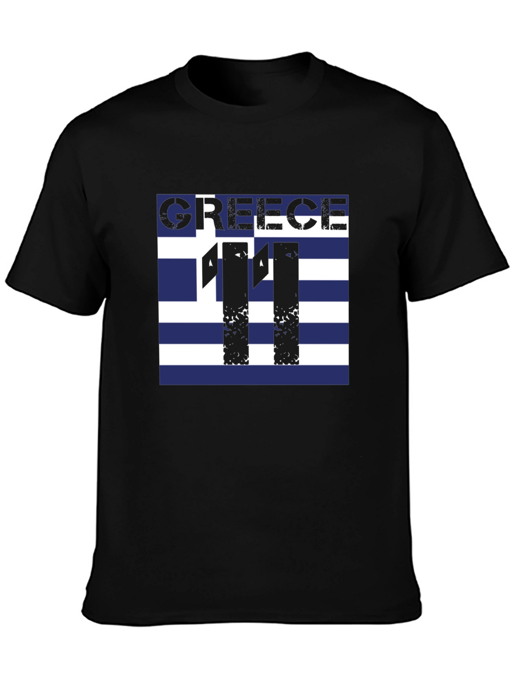 Greece Flag Football T-Shirt
