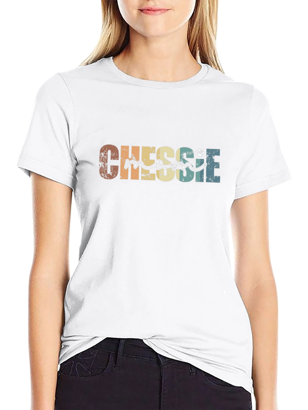 Chessie Mom T-Shirt – Vintage Dog Lover Graphic Tee
