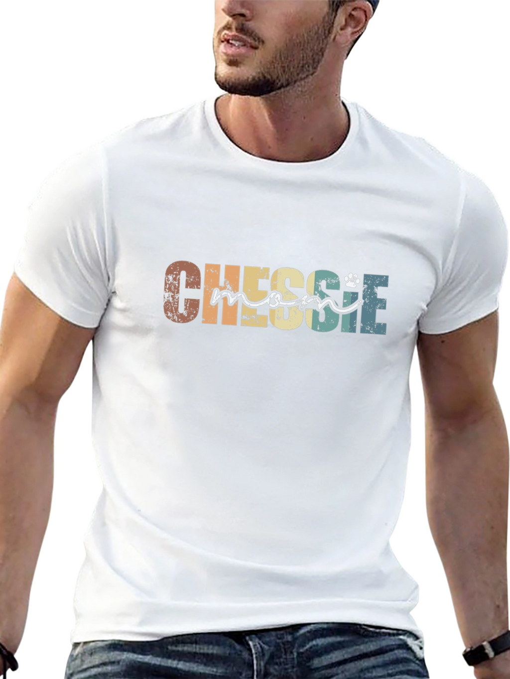 Chessie Mom T-Shirt – Vintage Dog Lover Graphic Tee