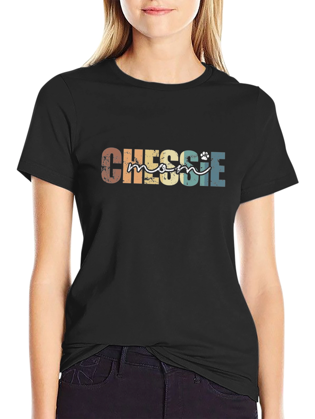 Chessie Mom T-Shirt – Vintage Dog Lover Graphic Tee
