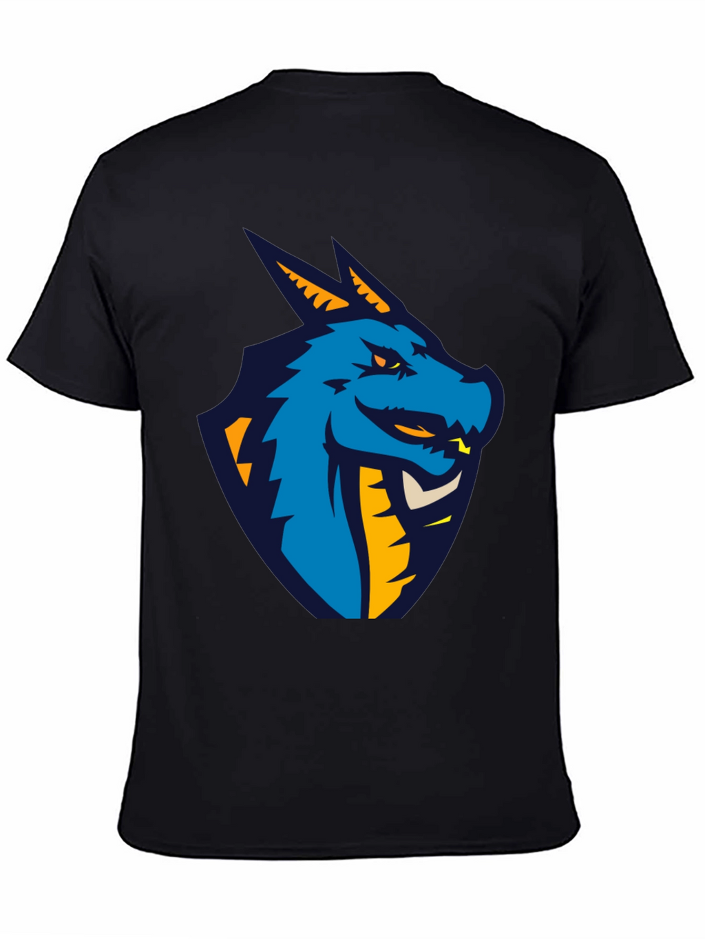 Dragon Graphic Black T-Shirt - Cool Design