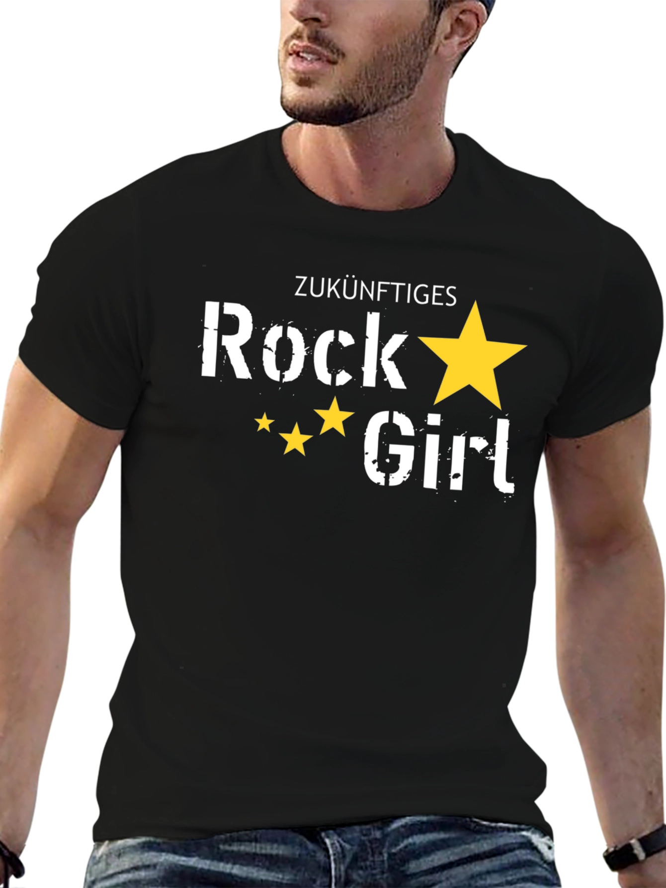 Future Rock Girl T-Shirt - Black