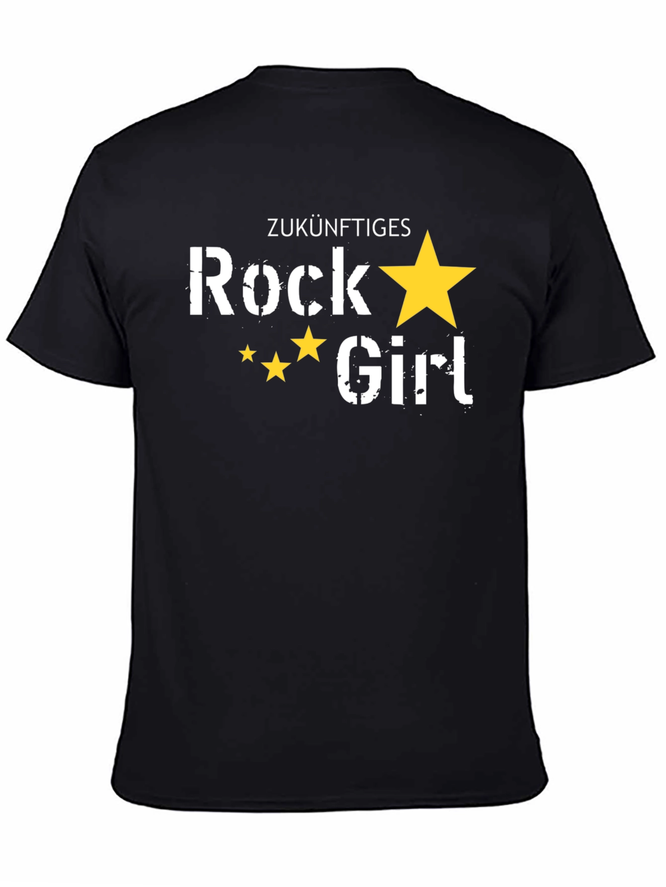 Future Rock Girl T-Shirt - Black