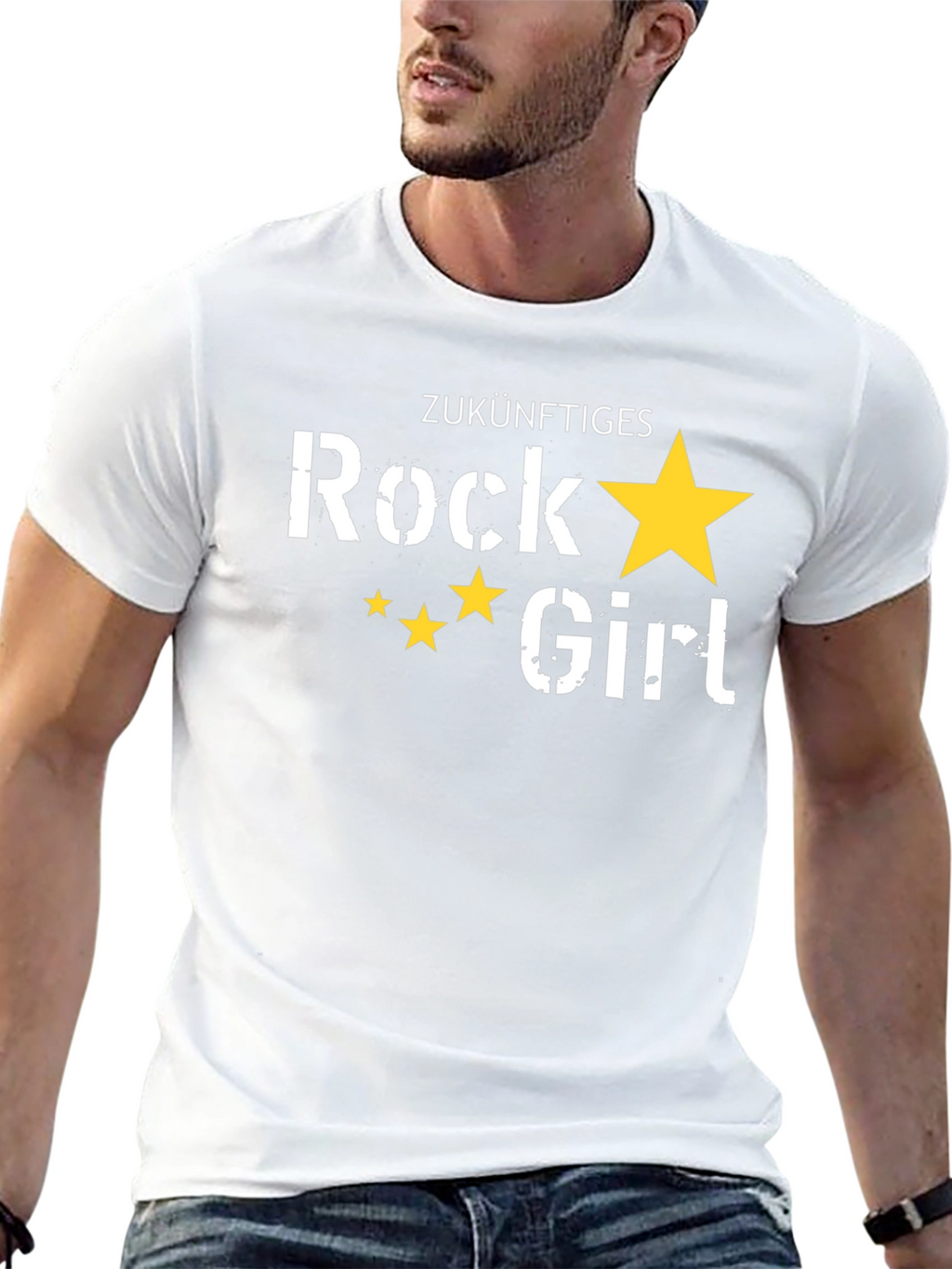 Future Rock Girl T-Shirt - Black