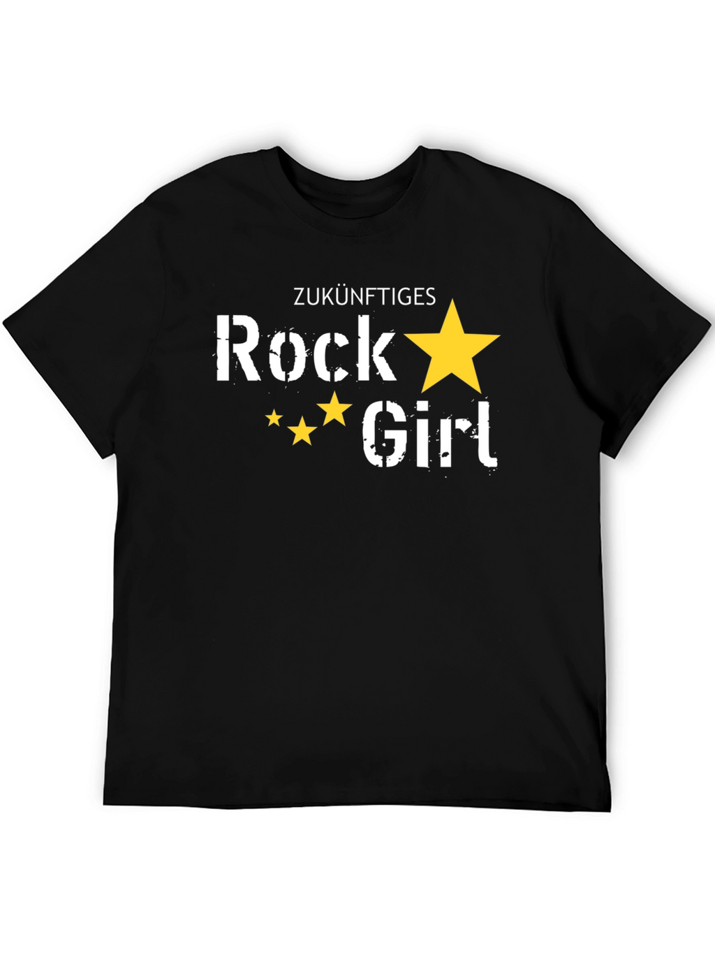 Future Rock Girl T-Shirt - Black