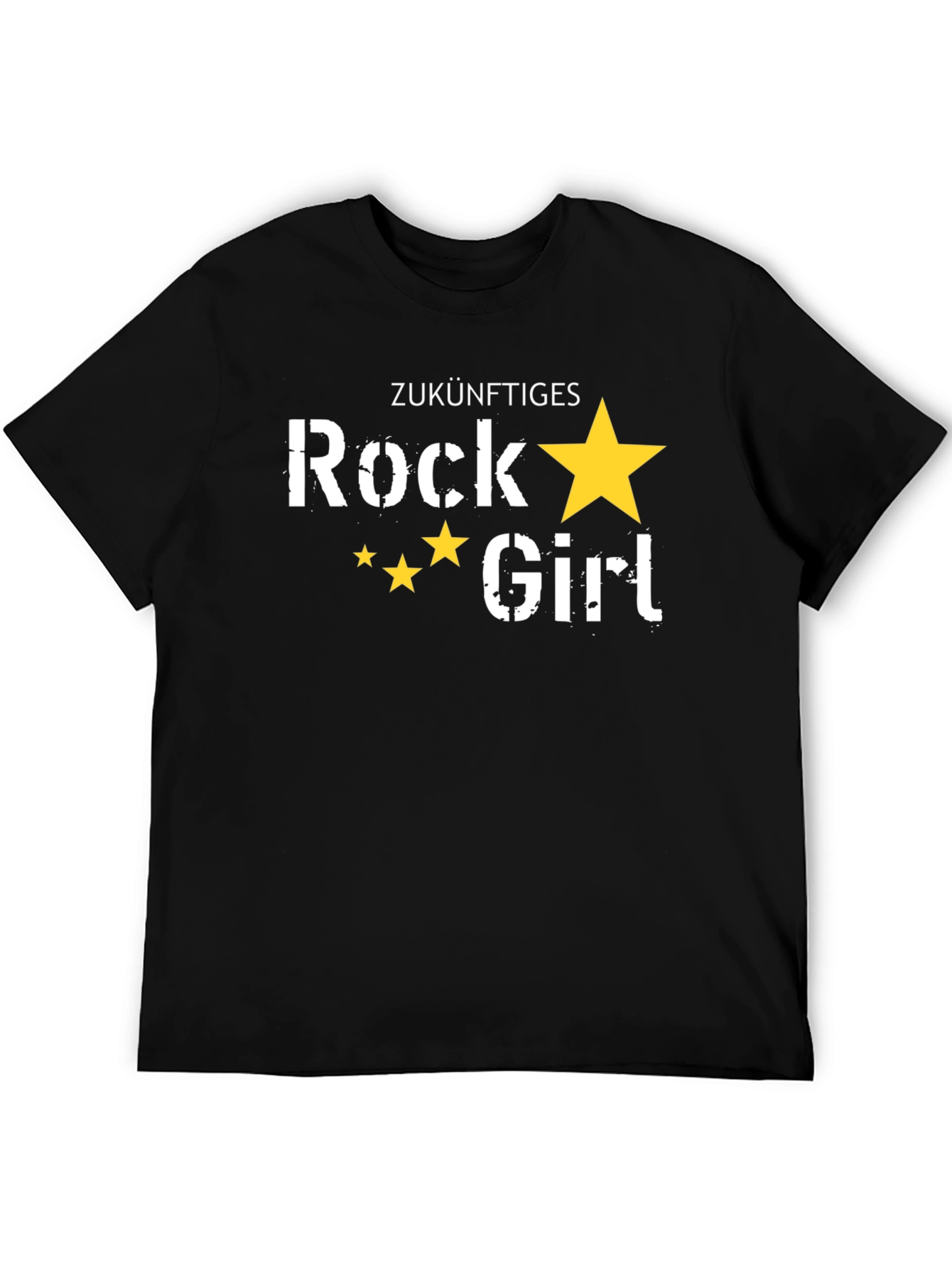 Future Rock Girl T-Shirt - Black